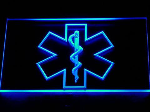 Emergency Medical Services Star of Life LED Neon Sign